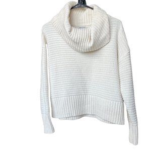 Yarn & Sea Cream Cowl Neck Sweater